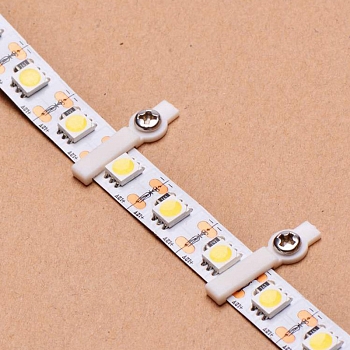 Монтажная клипса для светодиодной ленты шириной 10 мм LAMPER