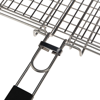 Решетка для барбекю глубокая, 355х355х55 мм, большая СОКОЛ