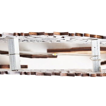 Деревянная фигурка с подсветкой Рождественская сказка 44,5x6x24 см