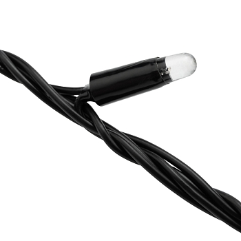 Гирлянда светодиодная Занавес 2х6м 1520 LED БЕЛЫЙ черный ПВХ IP65 эффект водопада 230В не соединяется контроллер в комплекте NEON-NIGHT