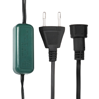 Еловый шлейф 2,7м, диаметр 26см, теплое белое свечение 80 LED с эффектом мерцания NEON-NIGHT