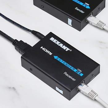 HDMI-удлинитель по витой паре RJ-45(8P8C) до 120м (1080p) REXANT