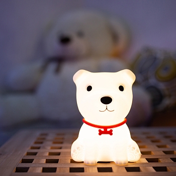 Силиконовый ночник Щенок