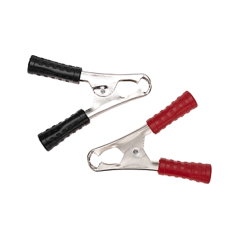 Зажим крокодил, длина 105мм, ток 100A, 2 шт., пакет БОПП REXANT