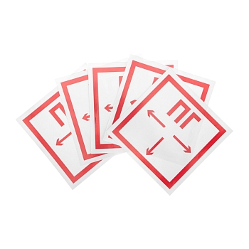 Наклейка знак пожарной безопасности "Пожарный гидрант"200*200 мм Rexant