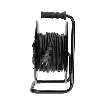 Удлинитель силовой КГ на катушке 4 гнезда, с/з, 30м, 3х1,5мм², IP44 c защитными крышками, металлическая катушка REXANT