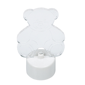 Фигура светодиодная на подставке Мишка 2D, RGB