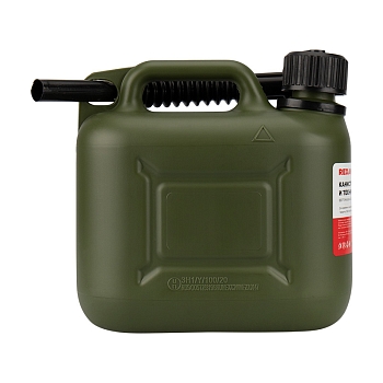 Канистра для ГСМ и технических жидкостей, вертикальная, 5л, пластиковая, усиленная REXANT