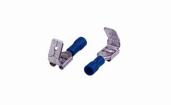 Клемма плоская изолированная РПи-О 2.5-(6.3)/РпИо 2.5-7.5 гнездо 6.6 мм + штекер - 6.3 мм 1.5-2.5 мм² REXANT