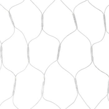 Гирлянда светодиодная Сеть 2x3м 432 LED БЕЛЫЙ белый каучук IP67 постоянное свечение 230В блок в комплекте NEON-NIGHT