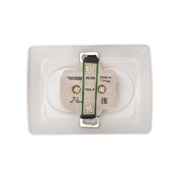 DEA Розетка 2-ая керамика б/з с/у 10А Бел KRANZ