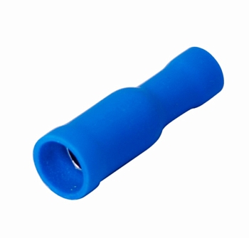 Разъем штекерный изолированный гнездо 4 мм 1.5-2.5 мм² (РШи-м 2.5-4/РШИм 2-5-4 ) синий REXANT