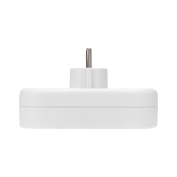 Двойник электрический линейный 16А с/з + 2 USB-порта, 2,4 А, белый REXANT