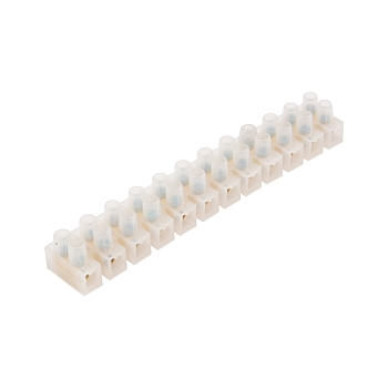 Клеммная колодка винтовая KВ-12 (4-12 мм²), ток 16 A, полиэтилен белый (ЗВИ) REXANT