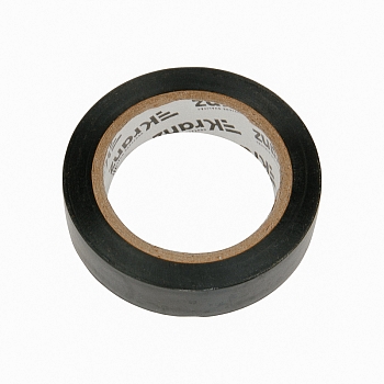 Изолента ПВХ 0,13х15мм, 10м, черная KRANZ