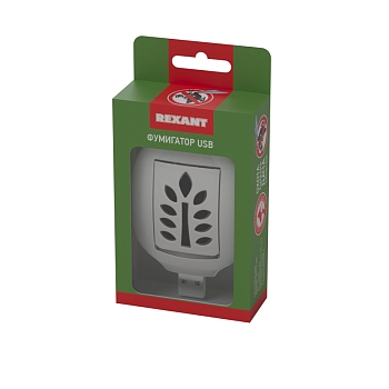 Фумигатор USB, S 30м², белый REXANT