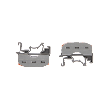 Клемма СМК 222-422D проходная 2-полюсная, с креплением на DIN-рейку (0,08-4 мм²) серая (50 шт./уп.) REXANT