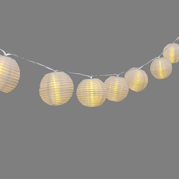 Гирлянда садовая Денг, 335см, 3000К, встроенный аккумулятор, солнечная панель, коллекция Пекин REXANT