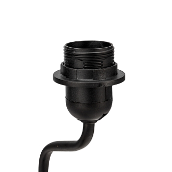 Светильник декоративный настольный Акцент "Леопард" черный с черным абажуром, с цоколем Е27, 40Вт REXANT