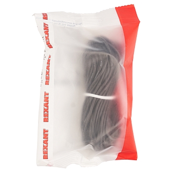 Провод автомобильный ПГВА/ПВАМ 1х0,75мм, черный, мини-бухта 10м REXANT