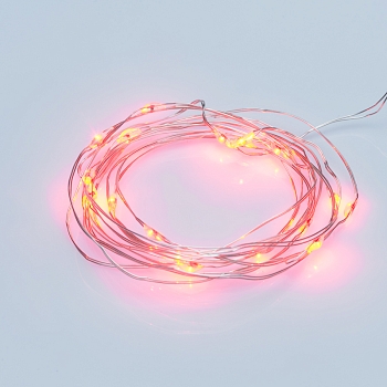 Гирлянда светодиодная Роса 2м, 20LED, КРАСНЫЙ, IP20, 2хCR2032 в комплекте NEON-NIGHT