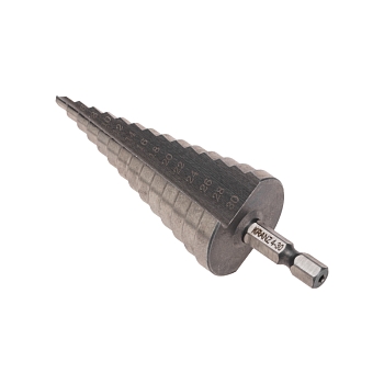 Сверло по металлу ступенчатое 4,0-30,0мм, 98мм, 62 HRC KRANZ