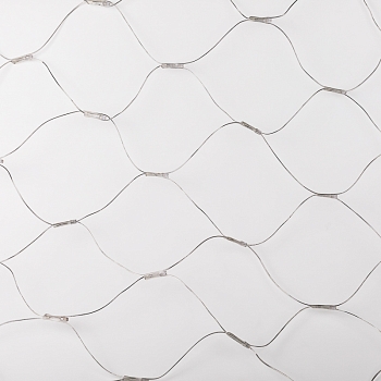 Гирлянда Сеть 1,5х1,5м, прозрачный ПВХ, 96 LED Белый