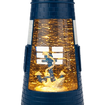 Декоративный светильник Маяк синий с конфетти и подсветкой, USB NEON-NIGHT