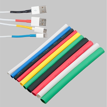 Набор термоусаживаемых трубок ТУТ нг №4 SMALL TUBE 2:1, упаковка 20 шт. по 10 см REXANT