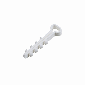 Дюбель-хомут 5-8мм, прямоугольный, белый (100 шт/уп) REXANT