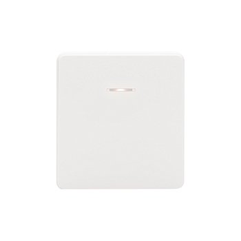 Выключатель ROUND 1 кл с подсветкой 10А с/у перламутр KRANZ