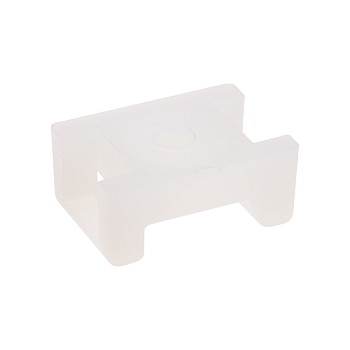 Площадка для крепления стяжки 22x16х4 мм, белая (10 шт/уп) REXANT