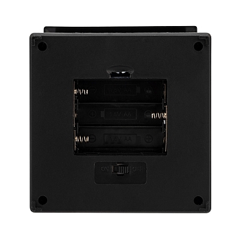 Декоративный фонарь 11х11х22,5 см, черный корпус, цвет свечения RGB с эффектом мерцания NEON-NIGHT