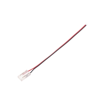 Коннектор питания с проводами для одноцветной светодиодной ленты COB 8мм REXANT