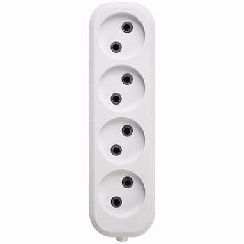 Колодка 4 гнезда без заземления REXANT