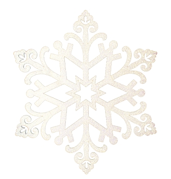 Елочная фигура Снежинка Снегурочка, 81 см, цвет шампань