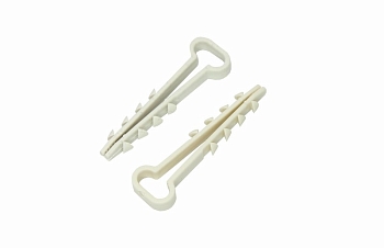 Дюбель-хомут 5-10мм, прямоугольный, белый (100 шт/уп) PROconnect