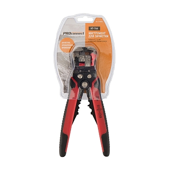 Инструмент HT-766 для зачистки кабеля и обжима наконечников PROconnect