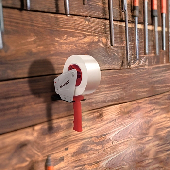 Держатель для диспенсера скотча, настенный, черный REXANT