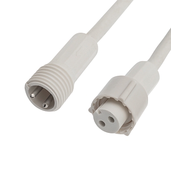 Гирлянда светодиодная Занавес 2х1,5м 360 LED БЕЛЫЙ белый КАУЧУК IP67 постоянное свечение 230В блок в комплекте NEON-NIGHT