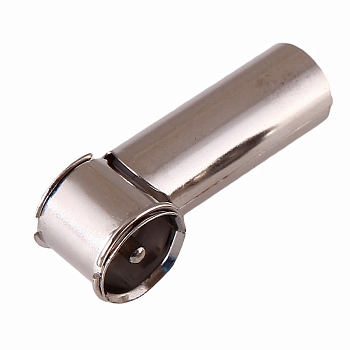 Переходник автоантенны, штекер Европа - гнездо Азия, угловой REXANT