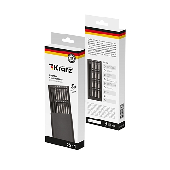 Набор отверток для точных работ RA-03, 25 предметов KRANZ