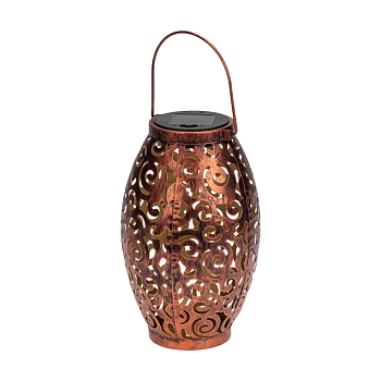 Светильник садовый Фенер, 3000К, встроенный аккумулятор, солнечная панель, коллекция Стамбул REXANT