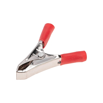 Зажим крокодил, длина 50мм, ток 10A, 2 шт., пакет БОПП REXANT