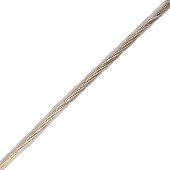 Трос стальной в ПВХ оплетке d=2,0мм, прозрачный (моток 20м) REXANT