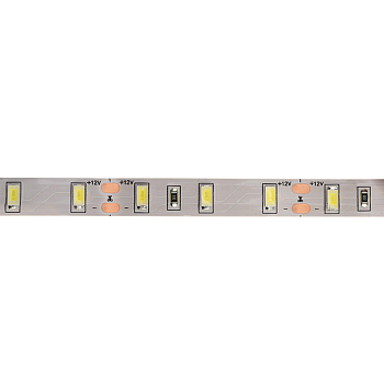 LED лента 12 В, 12 мм, IP23, SMD 5730, 60 LED/m, 12 V, цвет свечения белый (6000 K)