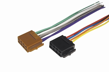 Разъемы для автомагнитол Евро ISO, 2 гнезда акустика+питание REXANT