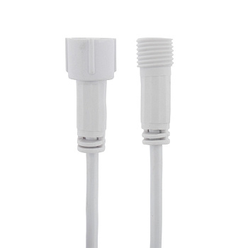 Удлинитель (шнур) для уличных гирлянд Professional 3 м белый ПВХ