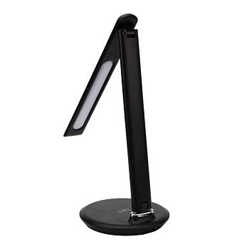 Светильник настольный REXANT Status LED, USB-зарядка устройств, 2700-6500 К, диммирование, 220 В, эффект тиснения под кожу