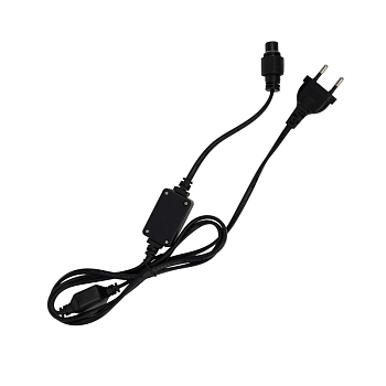 Гирлянда светодиодная Мультишарики Ø38мм 10м 40 LED RGB черный ПВХ IP65 быстрая смена цвета 230В нужен блок 303-500 NEON-NIGHT